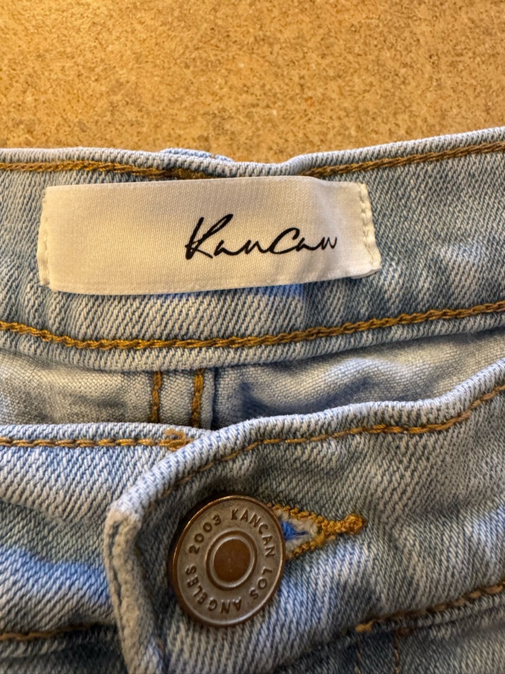 KanCan Light Blue Distressed Boyfriend Jeans - Picture 2 of 8